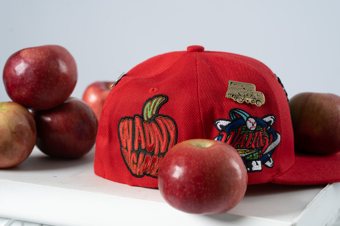 Waunysom Big Apple Fitted Hat (Pre Order)